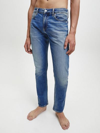 Calvin Klein Ruhák HU151285 | Calvin Klein Slim Férfi Farmernadrág Világos Kék